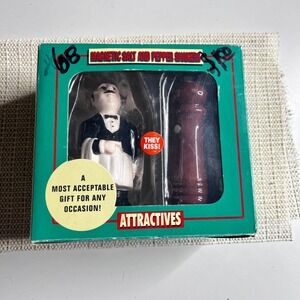 Pacific Giftware Attractives Magnetic Salt Pepper Shakers Waiter Pepper Mill